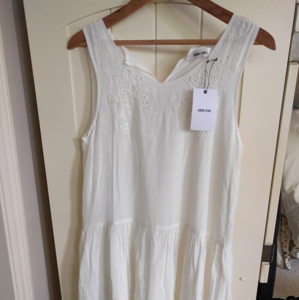 Anine Bing white dress